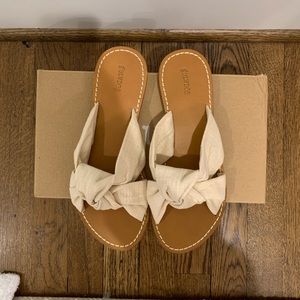 Soludos Knotted Slide Sandal - Blush US8